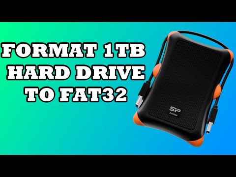 Video: Bolehkah pemacu 1tb diformatkan kepada fat32?