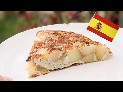 TORTILLA ESPAGNOLE AVEC 2 INGRDIENTS  RECETTE RAPIDE ET FACILE