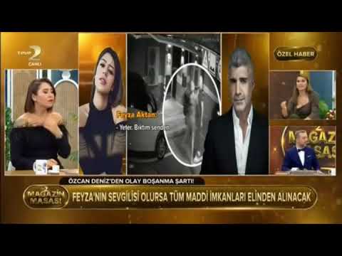 Feyza Aktan ve Özcan Deniz’in boşanma şartı…