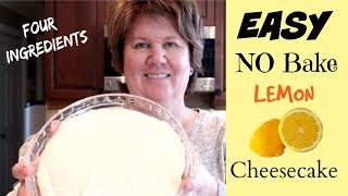 No Bake Lemon Cheesecake Recipe With Sweetened Condensed Milk  | DELICIOUS \& SIMPLE!!! 🍋