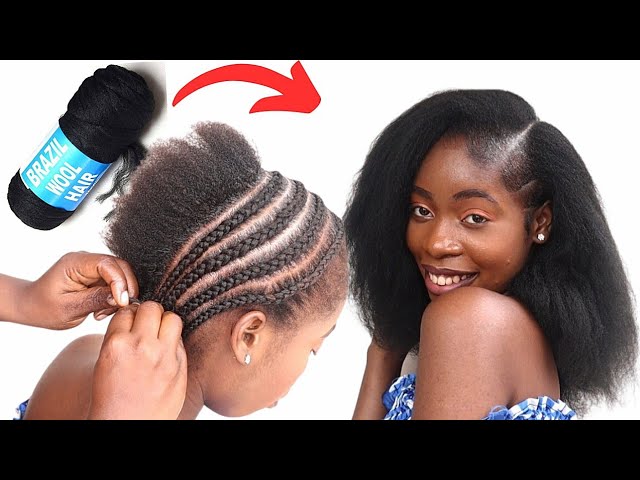 Wow!! She Was Amazed We Achieve This Hairstyle Using Brazilian