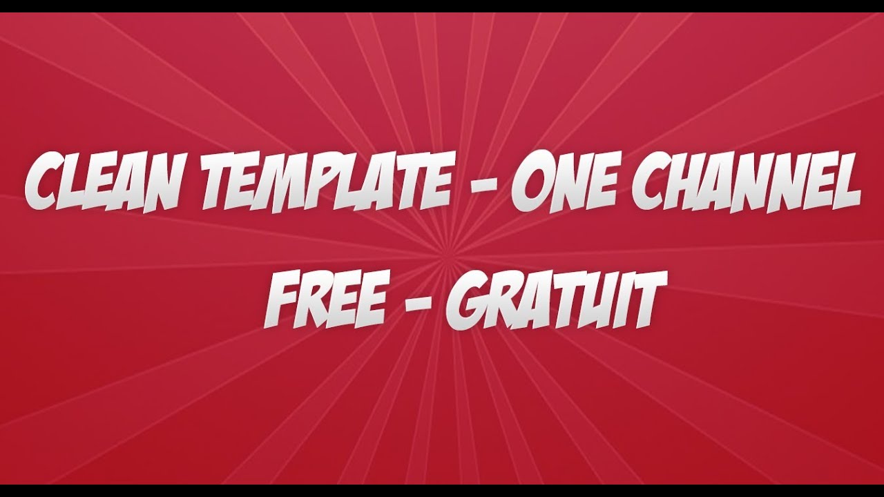 KIPSAFX - FREE CLEAN TEMPLATE - ONE CHANNEL
