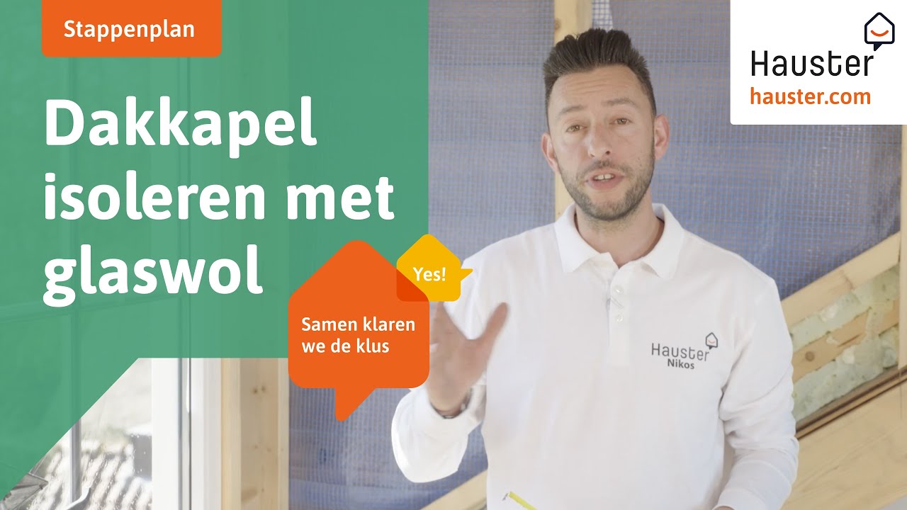 Zelf je zolder met dakkapel isoleren met glaswol | Doe-het-zelf met Hauster