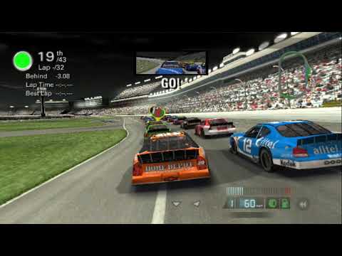 NASCAR 08 (PS2 Gameplay)