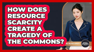 How Does Resource Scarcity Create A Tragedy Of The Commons? - Moral Politics Experts
