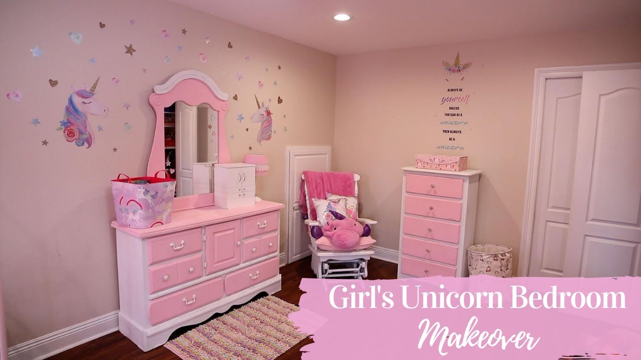 Unicorn Bedroom Makeover for Girls