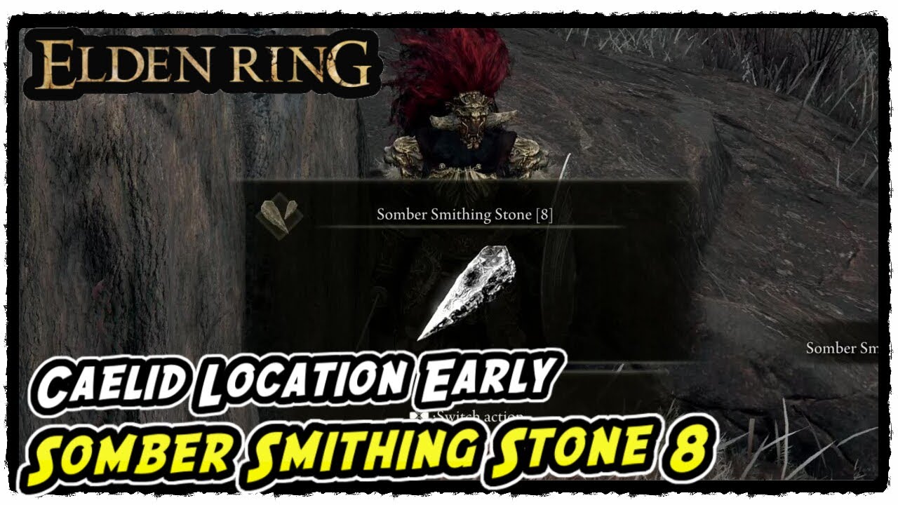 Where to Find Somber Smithing Stone 8 in Elden Ring Somber Smithing