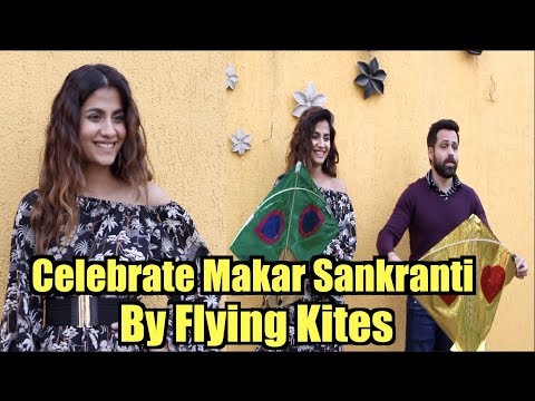 Emraan Hashmi & Shreya Dhanwanthary Celebrate Makar Sankranti By Flying Kites