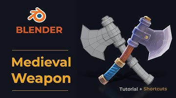 Creating MEDIEVAL WEAPON in Blender 2.8 - (full tutorial)