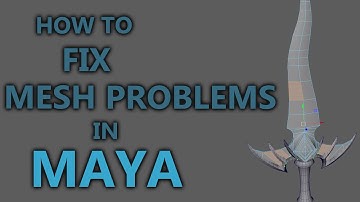 How to Cleanup Mesh on a Model in Maya