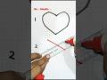 How to draw a heartviral shorts creative drawing art