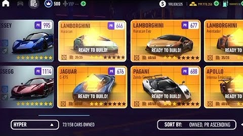 Non root method. Need for speed no limit 6.1.0 All car unlock.99B gold 99B cash