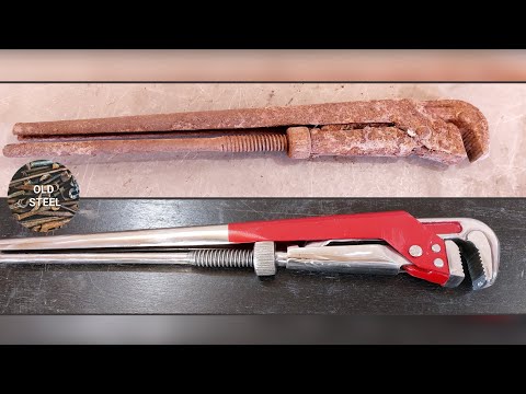 Pipe wrench recovery |  реставрация или восстановление газового ключа