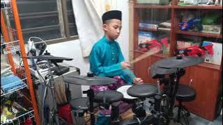 Rindu Raya - Spider - drum cover by Amar Roziesman