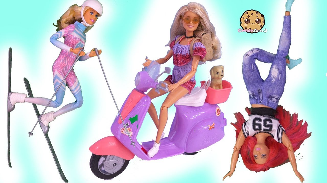 scheidsrechter onder Super goed Most Poseable Doll EVER Made To Move Barbie ! Dancer , Skier , Rock Climber  - YouTube