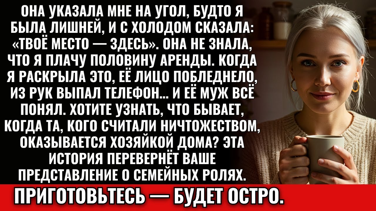 Она меня изолировала в угол. Я поменяла место — и раскрыла, кто платит за аренду
