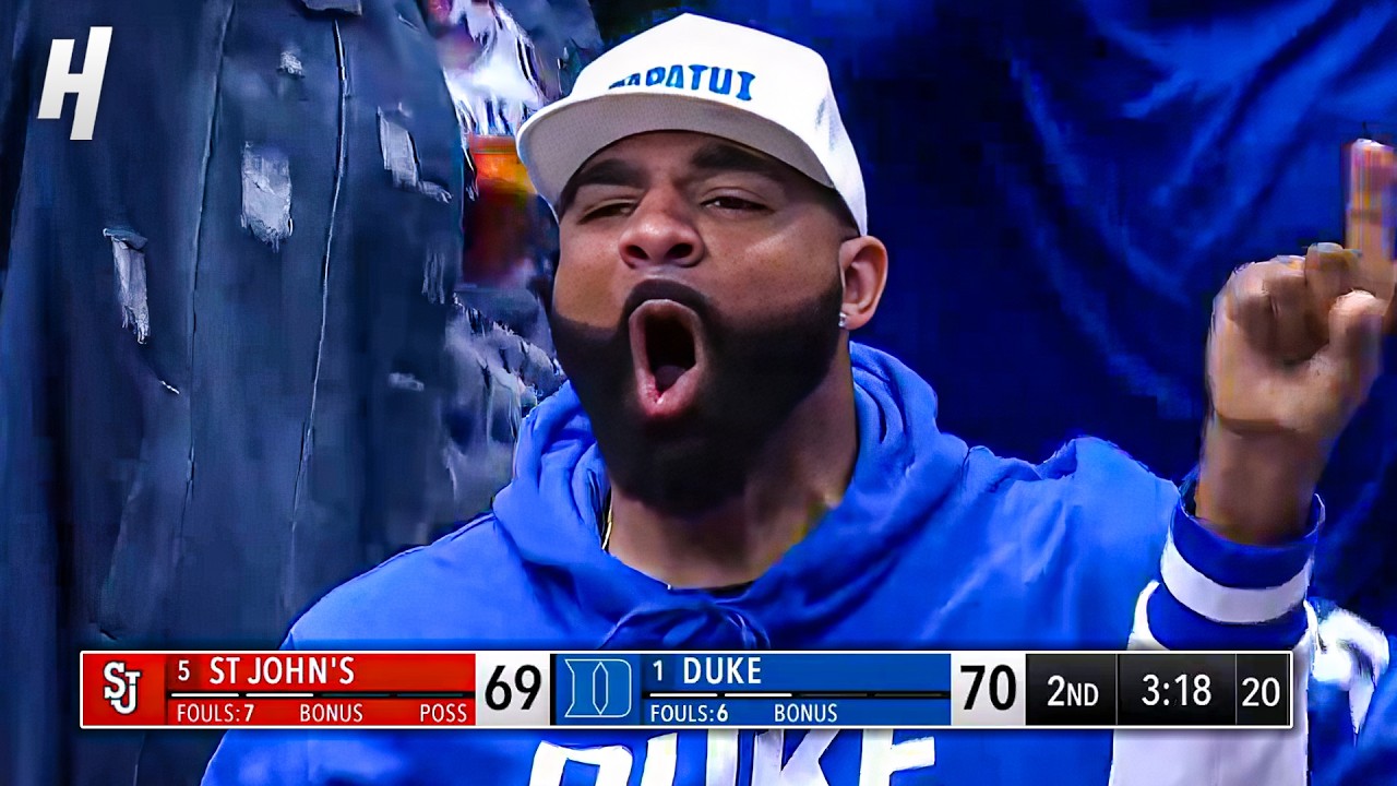 Duke vs St. John’s INSANE FINAL 3 MINUTES 😱 March Madness 2026