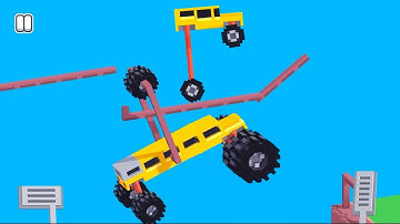 Fancade Drive Mad Monster Truck All New Levels Gameplay Android,iOS