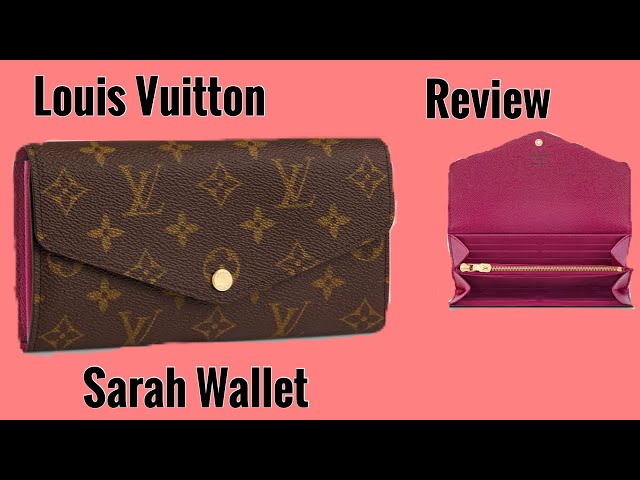 Louis Vuitton SARAH WALLET review 