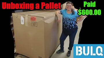 Unboxing a Bulq.com Liquidation pallet of Uninspected returns - I paid $600.00 What will I make?