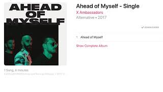 X Ambassadors - Ahead Of Myself (Clean)