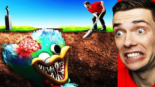 Digging HUGGY WUGGY ZOMBIE GRAVE In GTA 5