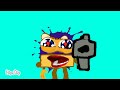 Cute splaat has a gun