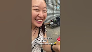 First time trying Balut! Trying adventurous foods in the Philippines #shorts #balut