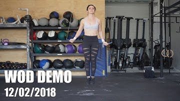Wod Demo - Handstand Pushup/Double Under Test (Paradiso CrossFit)