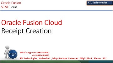 Oracle Fusion Cloud Receipt creation | Oracle Fusion SCM Inventory| SCM Receipt creation | Placement