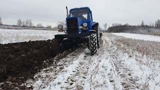 Оранка мтз-82 травника по снігу плуг ПЛН 3-35 відвали,углосніми пластикові ТЕКРОН TEKRONE