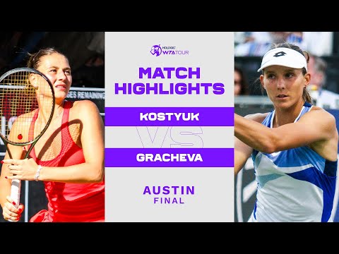Marta Kostyuk vs. Varvara Gracheva | 2023 Austin Final | WTA Match Highlights
