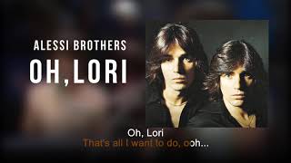 Vignette de la vidéo "Oh, Lori | Alessi Brothers | Karaoke"