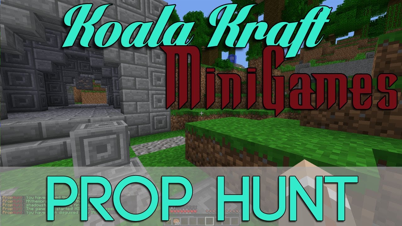 Koala Kraft Minigames Server PREVIEW! | Prop Hunt - YouTube