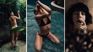 Vacation ADVANCED SELFIE CHALLENGE - Bali, Indonesia Tropical House Tour (Self Portrait Photography)