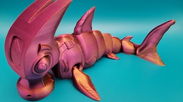 Hammerhead Shark 3D Print Time-lapse 🔨🦈