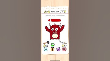 Brain Test Level 239 We must stop this monster Answers