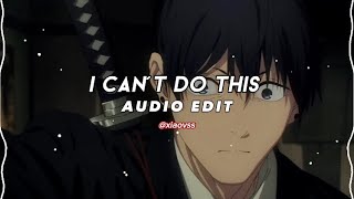 K3NT4!-I Can’t do This [Audio Edit]