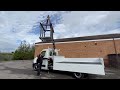 Renault master drop side with fully hydraulic loader crane  vic young conversions
