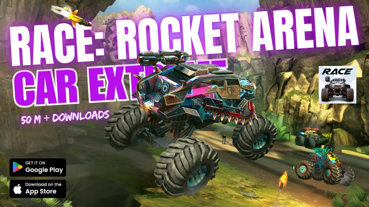 RACE Rocket Arena Car Extreme - Car Racing Game - Monster Truck ...