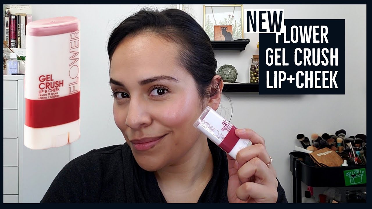 NEW FLOWER BEAUTY - GEL CRUSH Lip& Cheek - (BLACKBERRY CRUSH)