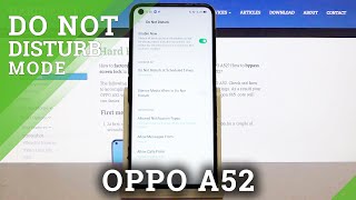 How to Enter DND Mode in OPPO A52 – Do Not Disturb