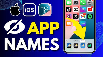 How To Remove App Names From iPhone Home Screen iOS 18