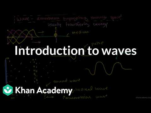 Introduction to waves | Grade 11 | Physics | NCERT | Khan Academy (IN accent)