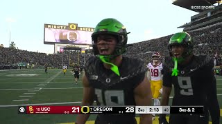 Kenyon Sadiq's Second TD of the Day vs. USC | Oregon Football
