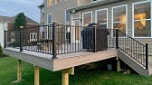 How To Build A 12x12 Two Level Pool Deck With Trex Part 2 Youtube