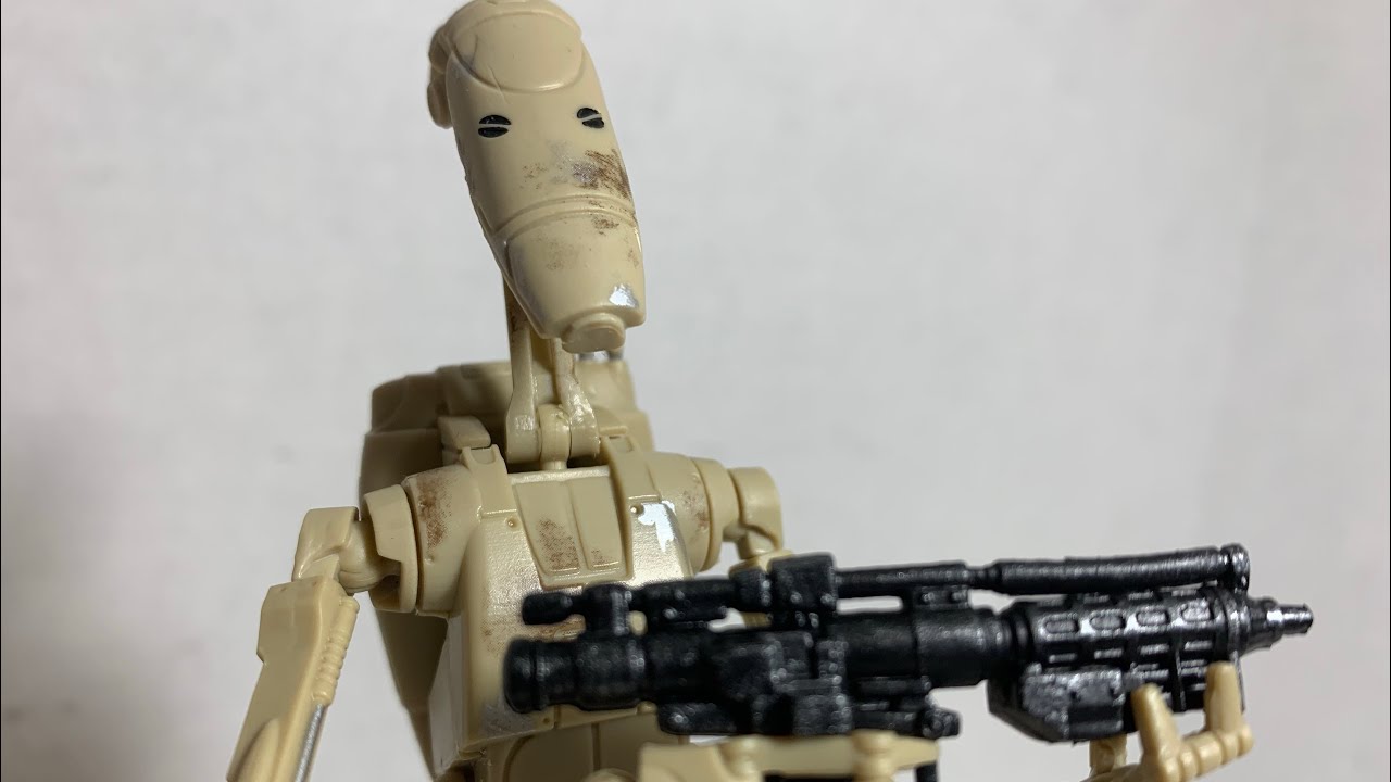 Star Wars The Phantom Menace Black Series Battle Droid Action Figure