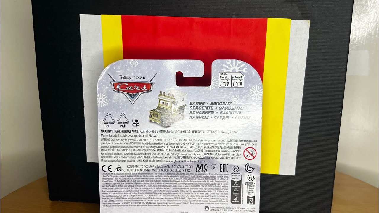 Unboxing & Review : Popular Die - Cast Disney Pixar Cars Sarge | Sergent Jeep Model | SR Cars&Toys