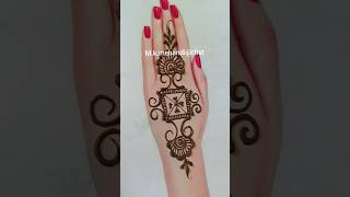 Easy😘 Box trendy back hand #mehndi🔥 designs#simple#tricks#trending#short#ytshorts#yt🙏🏻