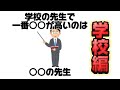 【学校編】タメになる知識